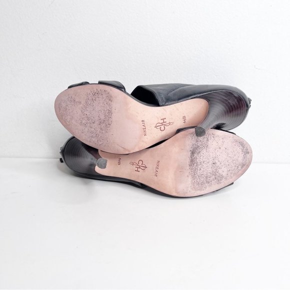 Cole Haan Black Leather Heels - Picture 5 of 6